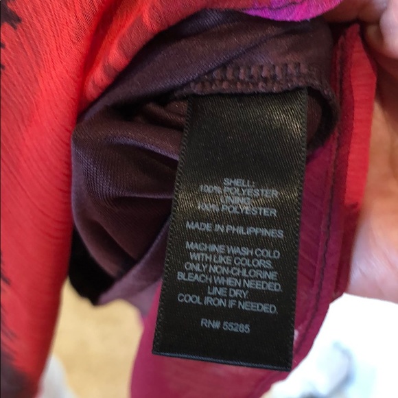 Express Chiffon Dress with Flutter Sleeves - Picture 7 of 7